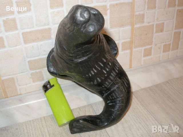 Чугунена Фигура Скулптура, снимка 12 - Антикварни и старинни предмети - 51013957