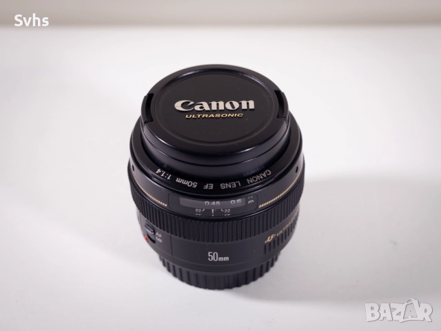 Обектив Canon EF 50mm f/1.4 USM    , снимка 4 - Обективи и филтри - 51924472
