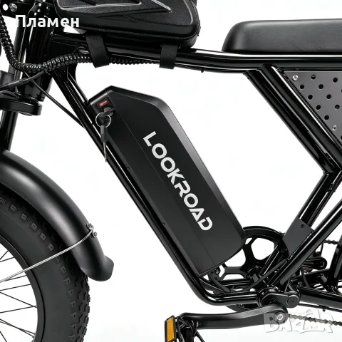 Нов!! Електрически велосипед LOOKROAD L20 Min 1000W 48V/15.6Ah 50 км. ч., снимка 12 - Велосипеди - 55933059