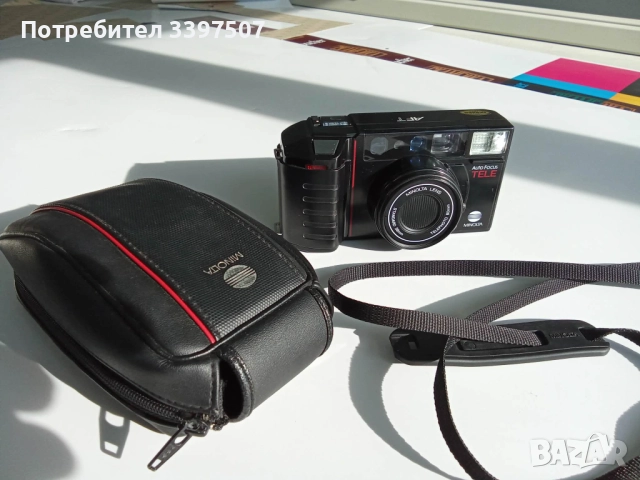  Фотоапарат Minolta AF-Tele, снимка 7 - Фотоапарати - 52800907
