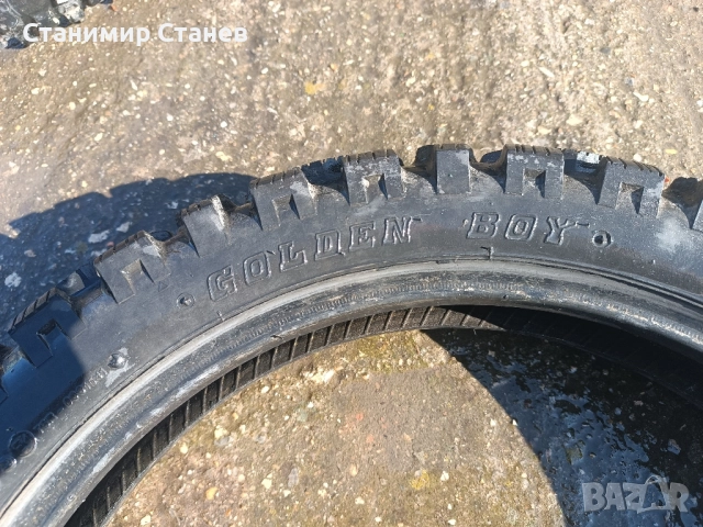 Задна гума 4.60/17 Shinko Golden boy SR244, снимка 5 - Гуми и джанти - 52353724