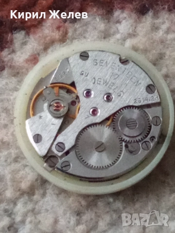 Механизъм с циферблат от стар ръчен часовник 52080, снимка 8 - Мъжки - 52260589