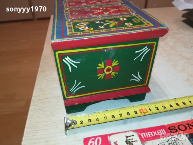 КРАСИВА ДЪРВЕНА КУТИЯ 1708251752, снимка 9 - Антикварни и старинни предмети - 51394461