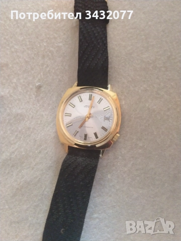 Стар швейцарски часовник с позлата никога не е ползван, снимка 2 - Антикварни и старинни предмети - 51813554