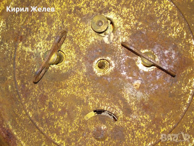 СТАРИНЕН НЕМСКИ КОЛЕКЦИОНЕРСКИ МЕХАНИЧЕН РЕТРО БУДИЛНИК от ЦАРСКО ВРЕМЕ 43625, снимка 8 - Антикварни и старинни предмети - 44466187