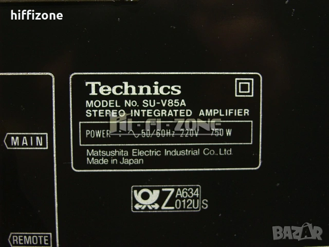 УСИЛВАТЕЛ  Technics su-v85a /2 , снимка 9 - Ресийвъри, усилватели, смесителни пултове - 53021130
