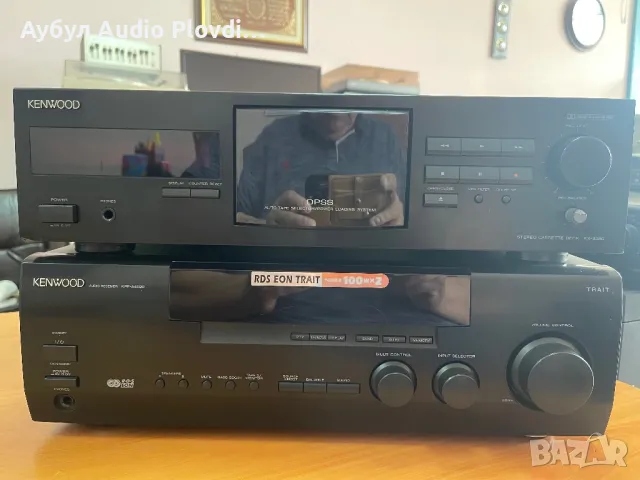 Kenwood KRF-A4020 Усилвател, стерео ресивър и Kenwood KX-3080 Касетефон Дек