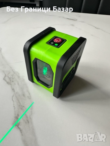 Нов уред Лазерно нивелиране за строителство и ремонт, зелен лъч с кутия