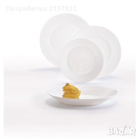 НОВ ! Неразпечатван СЕРВИЗ за ХРАНЕНЕ Luminarc HARENA - 18 части, снимка 2 - Сервизи - 41483692