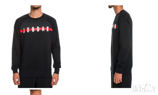 суитшърт / блуза с дълъг ръкав  Jordan размер Л, снимка 2 - Блузи - 52146118