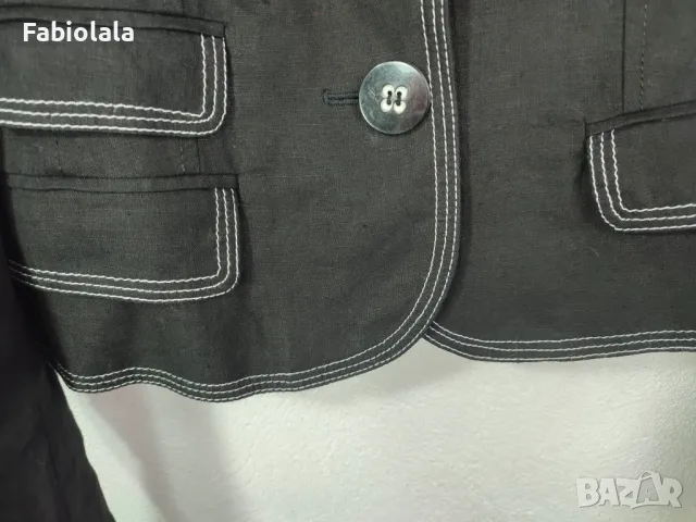 Bandolera linen blazer M, снимка 10 - Якета - 48890204