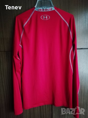Under Armour оригинална еластична мъжка спортна тениска фланелка блуза трико L, снимка 2 - Тениски - 38840451