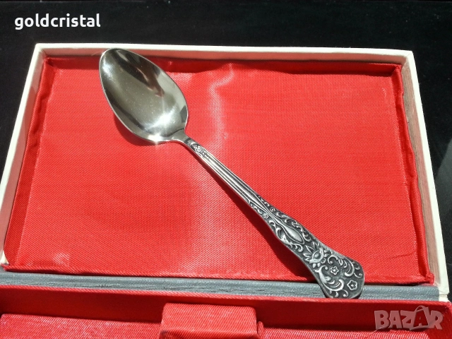 стари лъжички в кутия , снимка 2 - Антикварни и старинни предмети - 53243406