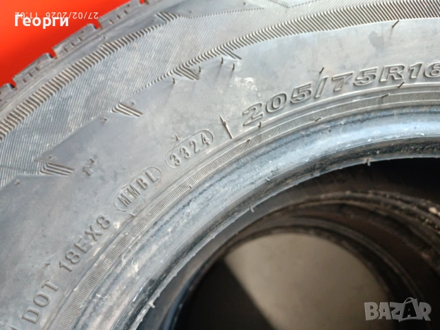 2бр.зимни гуми 205/75/16C Nexen, снимка 3 - Гуми и джанти - 53664934