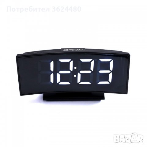 Дигитален часовник за настолно ползване с големи светещи цифри, снимка 2 - Други - 39960277