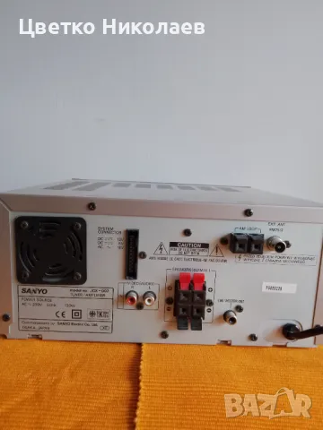 Sanyo JCX-007 Amplifier, FM AM Tuner, снимка 4 - Ресийвъри, усилватели, смесителни пултове - 48175035