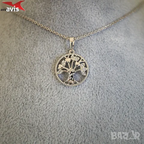 Висулка с платинено покритие 241138, снимка 4 - Колиета, медальони, синджири - 55775371