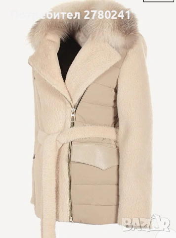 Дамско палто алпака , снимка 2 - Палта, манта - 53095324