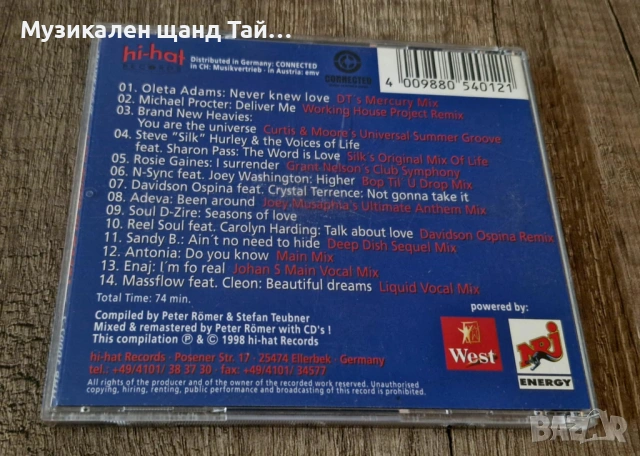 Компакт Дискове - Electronic Music - Pop: CJ Peter Romer - Cream Of House - Vol. 2, снимка 2 - CD дискове - 53580061
