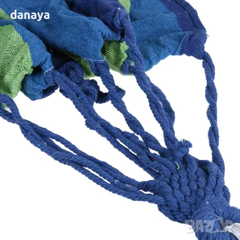 1722 Градински хамак от плат хамак люлка за къмпинг градина 190×80см, снимка 8 - Градински мебели, декорация  - 49761126