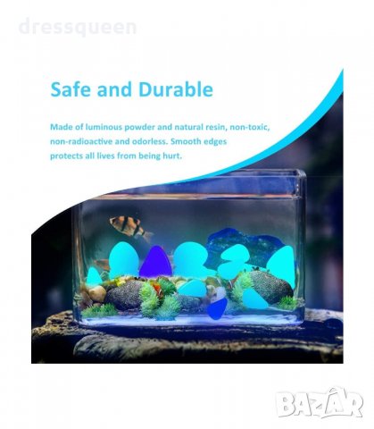 3146 Светещи  градински камъни 100бр, снимка 8 - Градински мебели, декорация  - 34238027