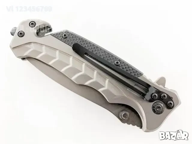 Сгъваем автоматичен нож Browning-FA46-95х215 мм, снимка 4 - Ножове - 50689818