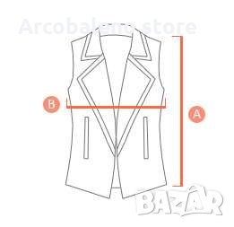 Ликвидация! Дамско дънково яке без ръкави , снимка 6 - Якета - 35827367