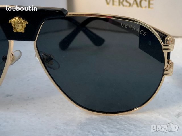 Versace VE2252 мъжки слънчеви очила авиатор унисекс дамски, снимка 10 - Слънчеви и диоптрични очила - 41770534