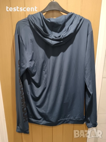 $100 Under Armour HeatGear Тренировъчно/running Яке 2XL Оригинал тъмно синьо, снимка 2 - Якета - 52463376