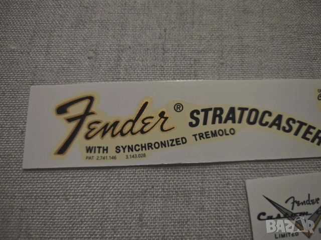 Ваденки Fender Stratocaster 1968/71 (CBS 70's) Custom Shop, снимка 11 - Китари - 53639295