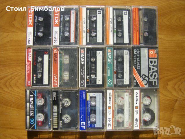 Аудиокасети TDK ,MAXELL,SONY,BASF и SCOTCH, снимка 1 - Аудио касети - 42326621