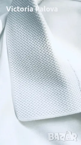 Бяла блуза/тениска поло яка TOMMY HILFIGER органик памук, снимка 17 - Тениски - 49875374