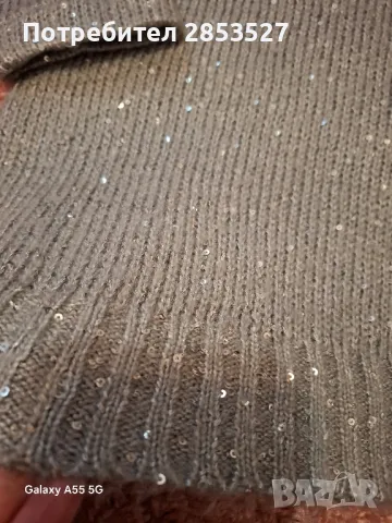 XSIDE Сребриста Блуза , снимка 8 - Блузи с дълъг ръкав и пуловери - 49921570