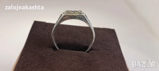 Сребърен пръстен-7,42гр/925, снимка 4 - Пръстени - 53324084