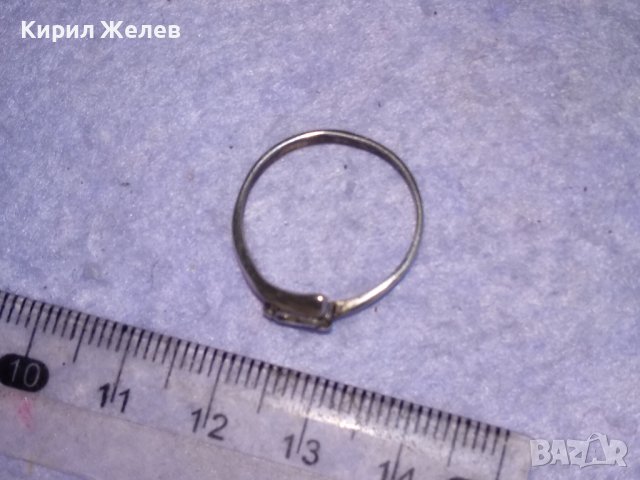 ПРЕКРАСЕН СКЪПОЦЕНЕН СРЕБЪРЕН ПРЪСТЕН СРЕБРО 925 с БЛЕСТЯЩ ЮВЕЛИРНО ФАСЕТИРАН ЦИРКОН 28581, снимка 9 - Пръстени - 41337153