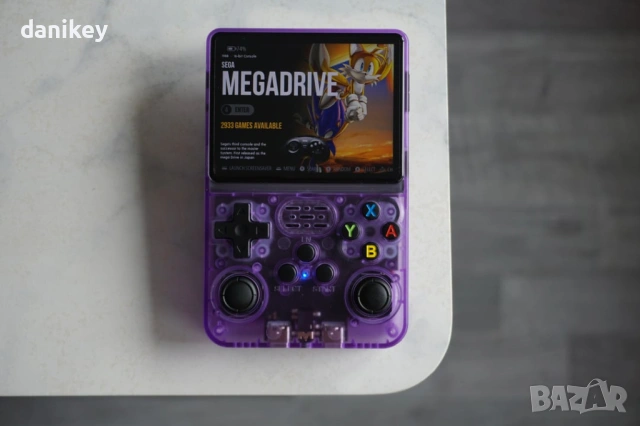 Джобна Конзола с хиляди игри R36S Лилава, снимка 4 - Други игри и конзоли - 53810829