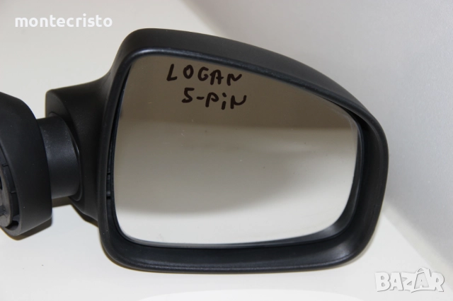 Дясно електрическо огледало Dacia Logan I (2004-2012г.) 5 пина Черно Черен 963017247R, снимка 2 - Части - 51673455
