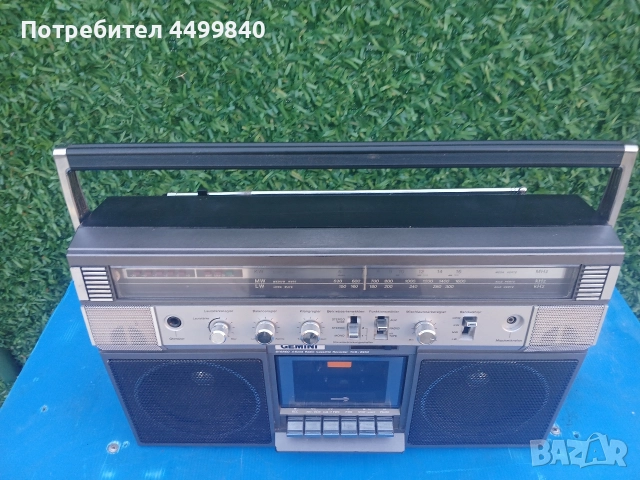 ПРОДАВАМ ЧИСТОКРЪВЕН ЯПОНЕЦ ( GEMINI TCR- 8950EE JAPAN) , снимка 2 - Радиокасетофони, транзистори - 52788830