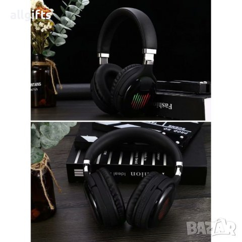 TM-061 Геймърски слушалки с Bluetooth Стерео и еквалайзер, снимка 5 - Bluetooth слушалки - 35799685