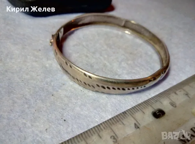 Старинна СТИЛНО РЪЧНО ОРНАМЕНТИРАНА РЕТРО АРТ СРЕБЪРНА ГРИВНА СРЕБРО 925 МАЙСТОРСКА ИЗРАБОТКА 47973, снимка 5 - Антикварни и старинни предмети - 48493019