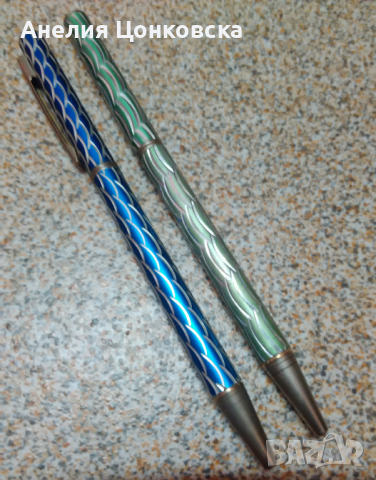 Метални химикалки 2 броя, снимка 1