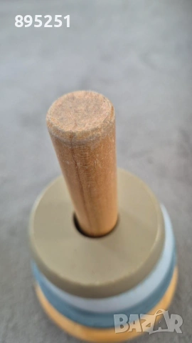 Дървена Низанка с Рингове на Little Dutch Ocean Blue Wooden, снимка 6 - Образователни игри - 53624121