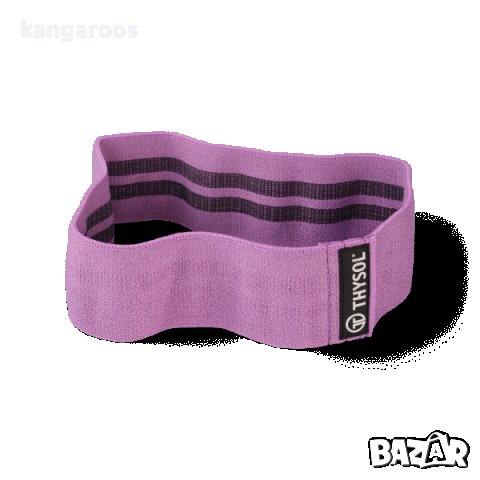 Дамски комплект тренировъчни ластици с текстилно покритие / 3 части, снимка 3 - Фитнес уреди - 41761939