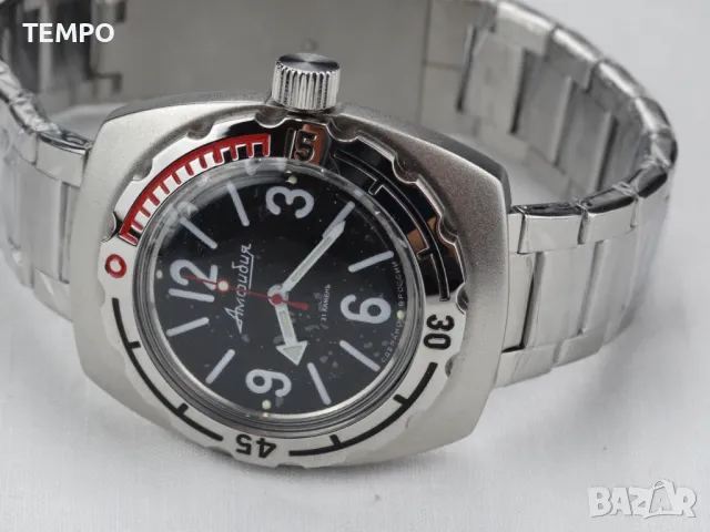 ВОСТОК АМФИБИЯ АВТОМАТИЧЕН ref: 090913, снимка 8 - Мъжки - 43232652