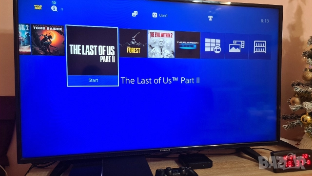 Playstation 4 (ps4) 500GB с HEN 9.00 и 9 игри и 2 джойстика, снимка 6 - PlayStation конзоли - 52872156