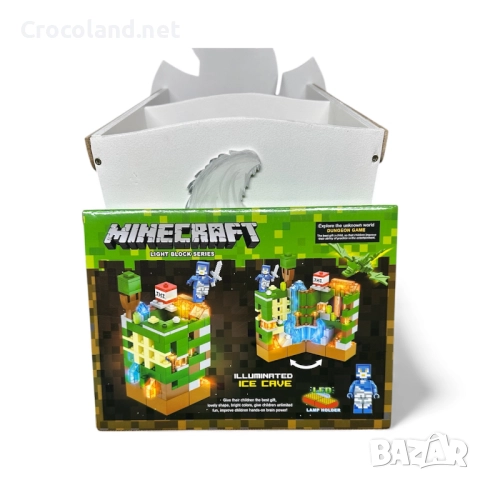 Minecraft Светеща ледена пещера