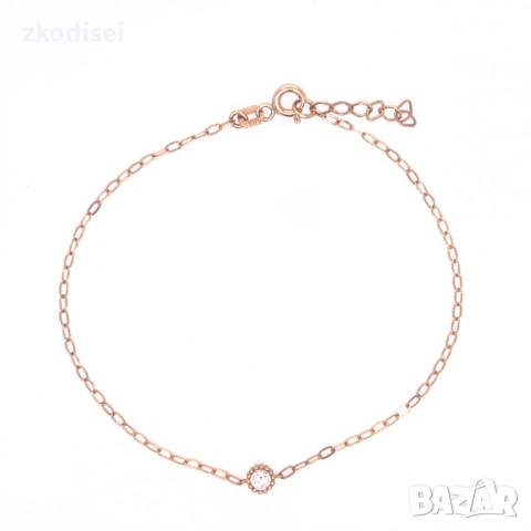 Златна дамска гривна 0,94гр. 19,5см. 14кр. проба:585 модел:33659-2