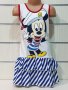 Нова детска моряшка рокля с трансферен печат Мики маус