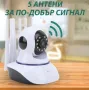 Домашна Wi-Fi камера за видеонаблюдение с 5 антени – 2MP HD 1080P, снимка 6