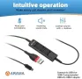 Нови Жични USB слушалки Arama с микрофон за офис, кол център и онлайн уроци, снимка 3